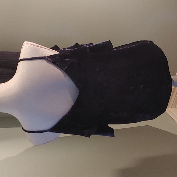 Navy Blue Velvet Top - Picture 5 of 8
